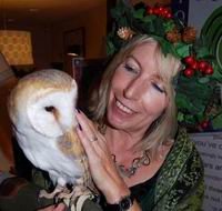 Kit Berry with Owl from Porfell Wildlife Sanctuary